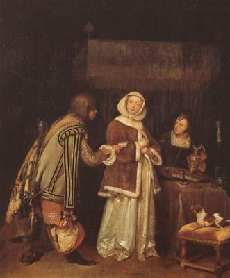 TERBORCH, Gerard The Letter (mk08) China oil painting art